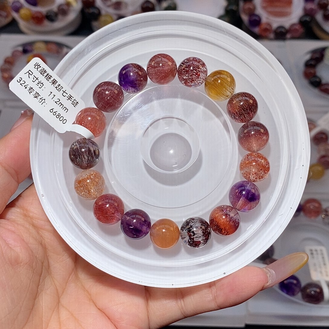 水晶手链未镶嵌糖果超七