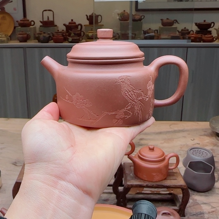 紫砂茶壶底槽清200 c C夫妻作品