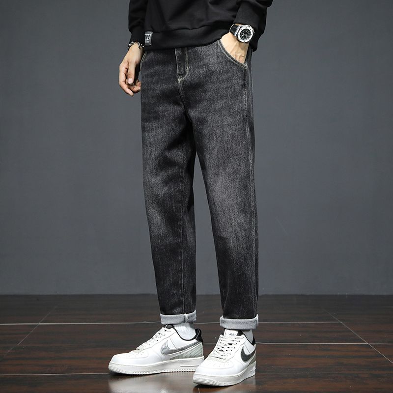 默认微瑕高端牛仔直筒商务潮牌断码清仓