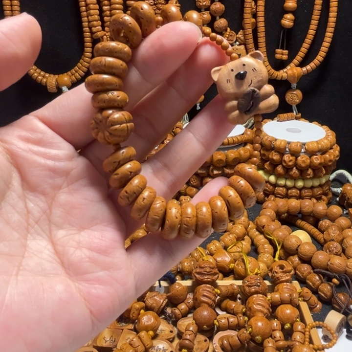 手串桃核钱串子手串