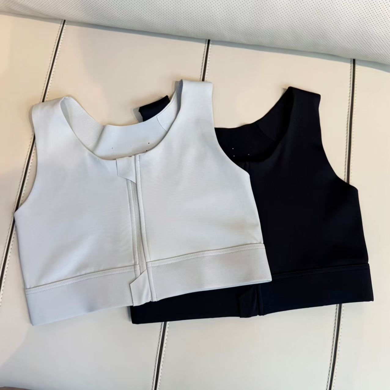 W2452拉链款 无痕 束胸背心