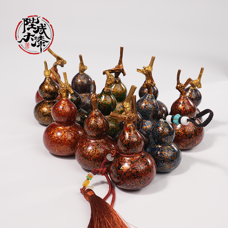 「一物一拍」非遗大漆葫芦手把件摆件车挂送人礼品高端（10cm左右）