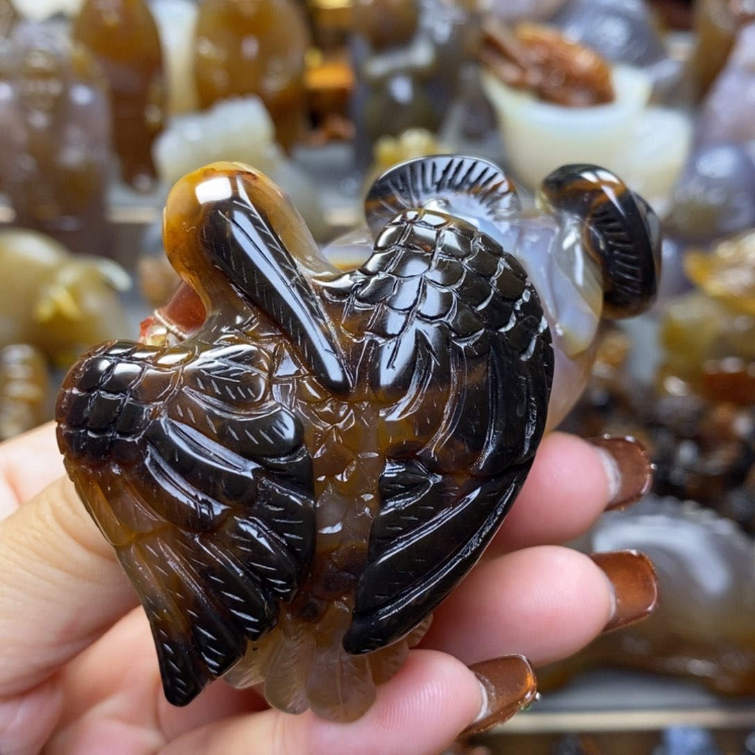 玛瑙/玉髓把件未镶嵌