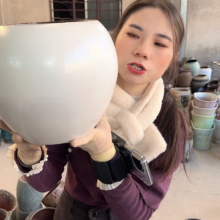 正品口19高23花盆……