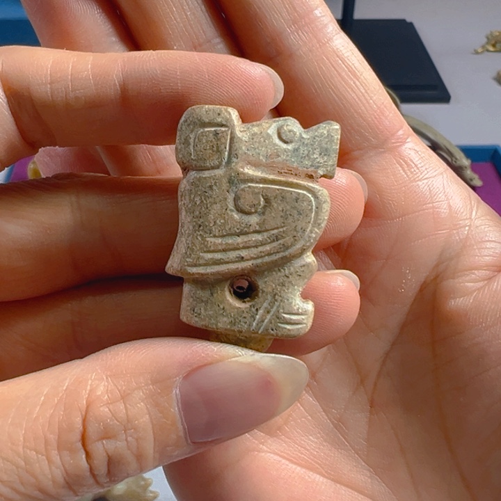 和田玉（糖玉）未镶嵌笔搁用****5