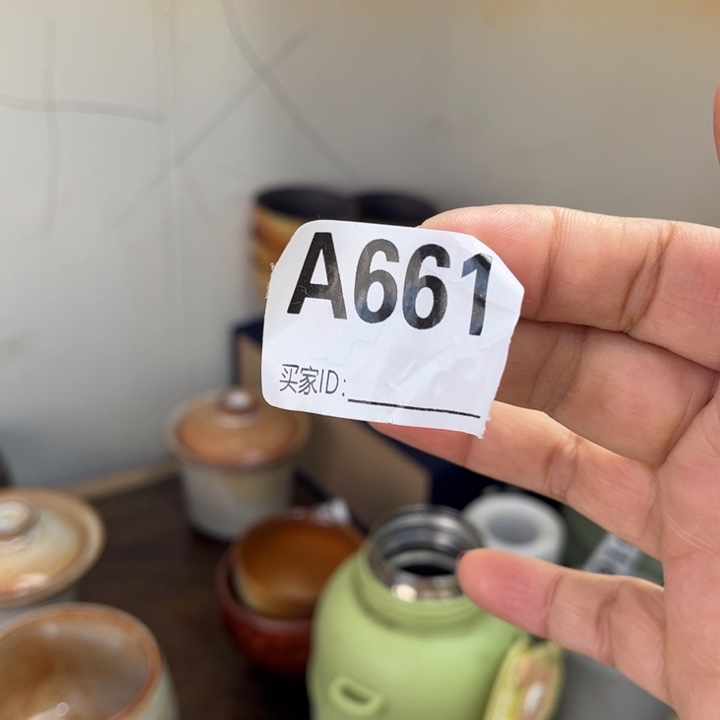 猫****全手工柴烧志野手绘661