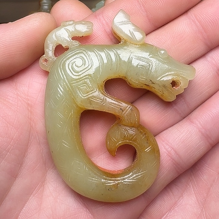 和田玉挂件未镶嵌