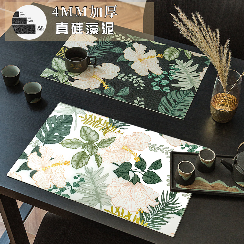 【拍一发二】轻奢高级感厨房沥水垫台面硅藻泥吸水隔热餐垫咖啡机垫