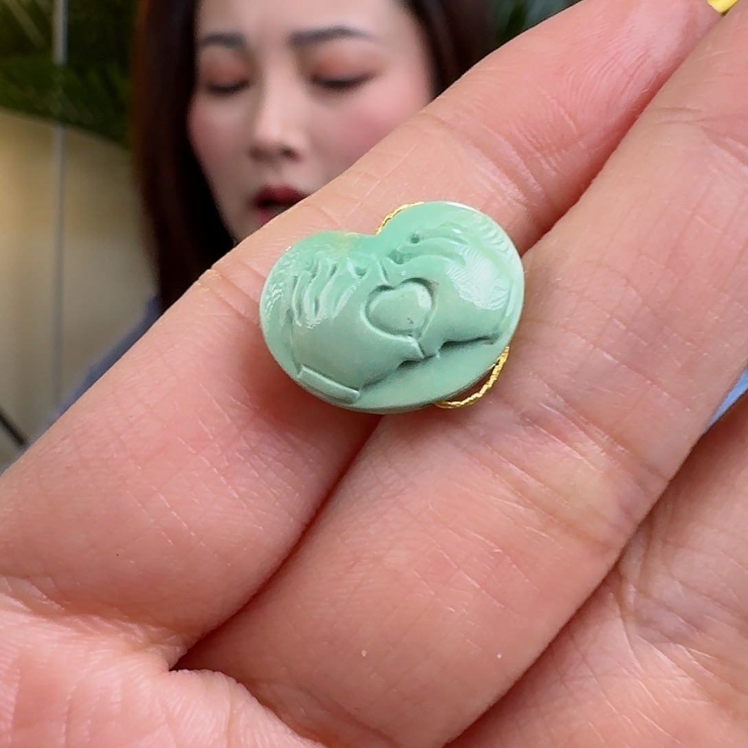 绿松石珠宝奇石未镶嵌