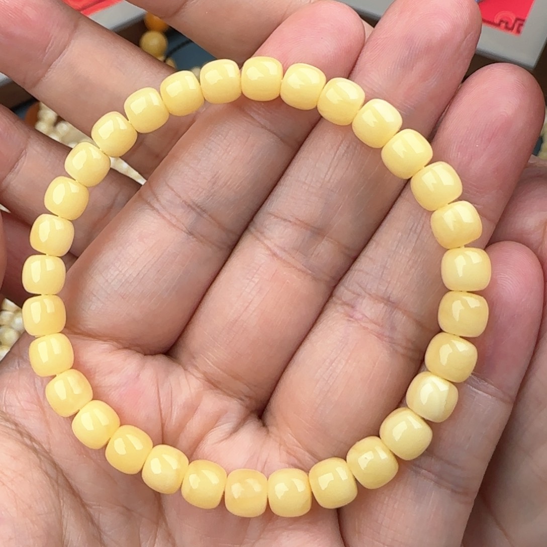 琥珀手链未镶嵌6.5咪