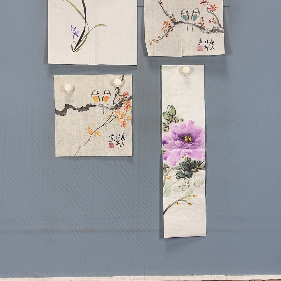 国画451 牡丹一如您的脸颊美丽的