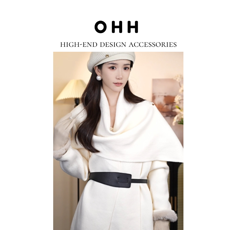 老钱风气质围巾领毛衣外套女大女主高级感慵懒针织衫上衣女