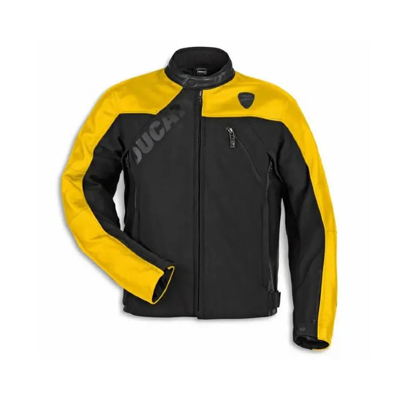 DUCATI Logo C1杜卡迪 皮革-织物外套