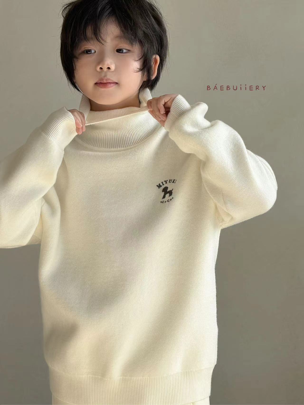 529303冬季儿童新款小马毛衣