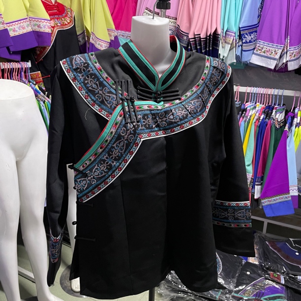 布依族壮族少数民族服饰 国风传统女士服装