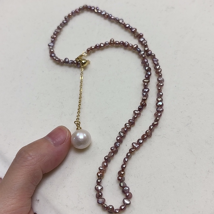 淡水珍珠未镶嵌颈饰