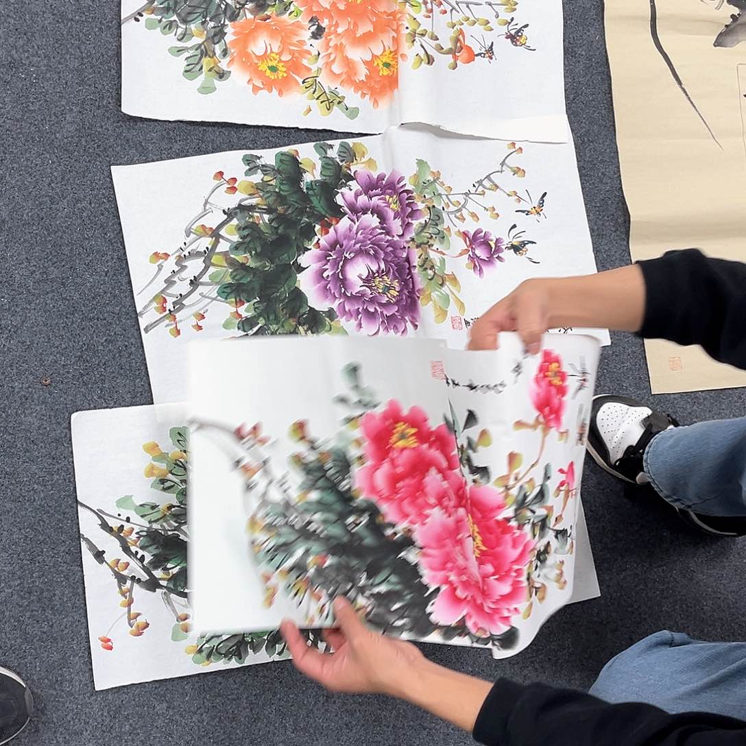 国画 宣纸国画纯手绘作品