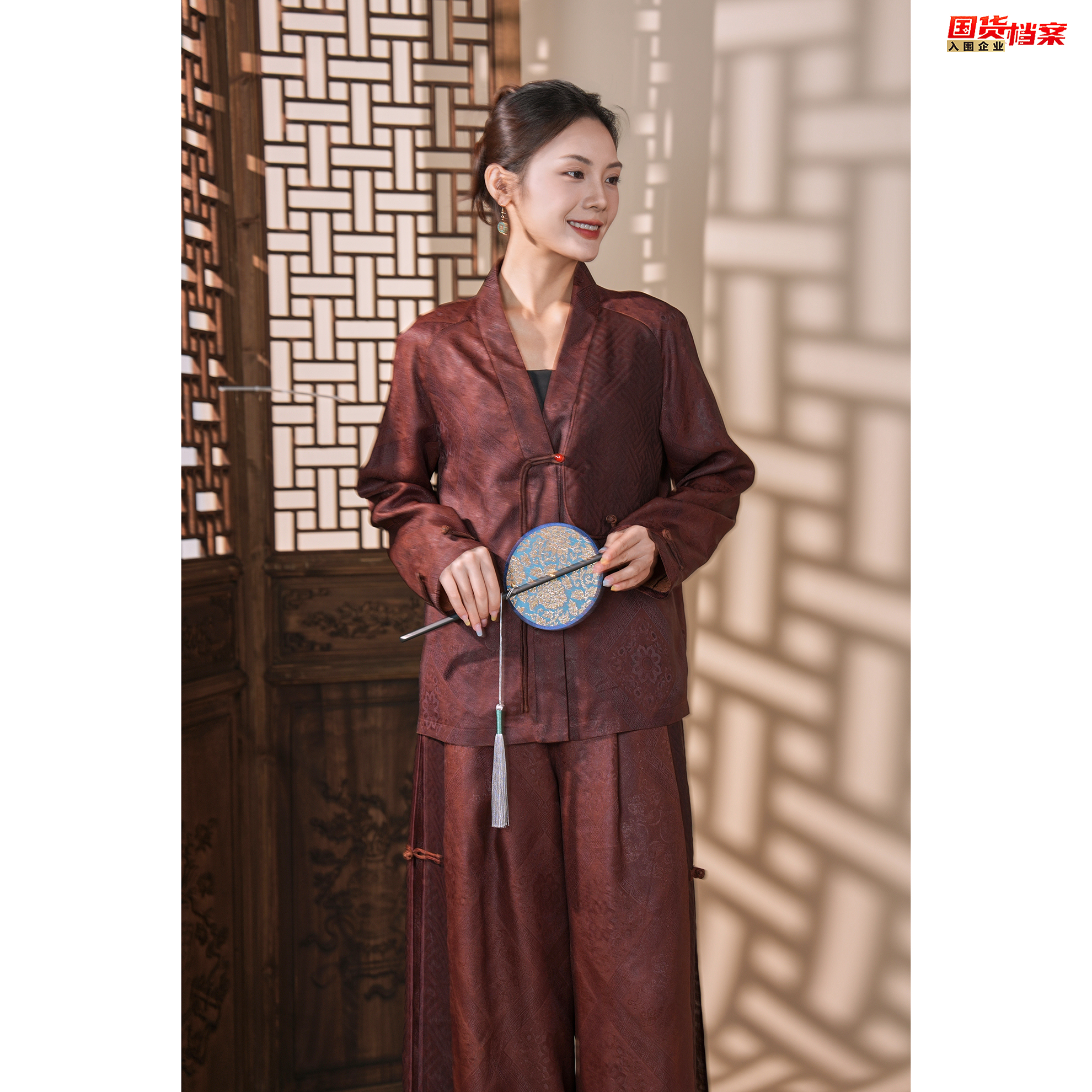 重磅新款【万象有衣】高端原创设计师款香云纱上衣-7255