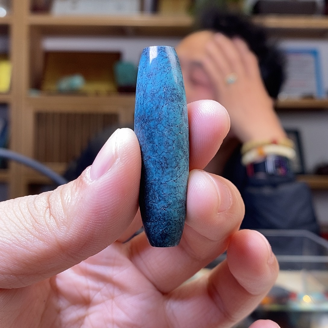 绿松石未镶嵌桶珠