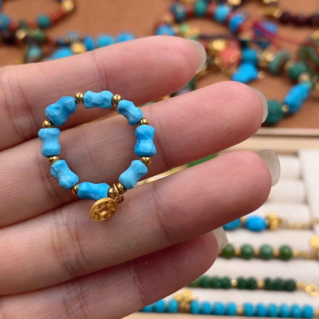 绿松石骨头未镶嵌