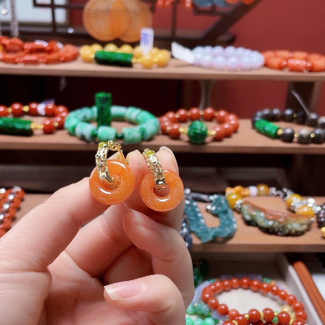 翡翠未镶嵌手链饰品