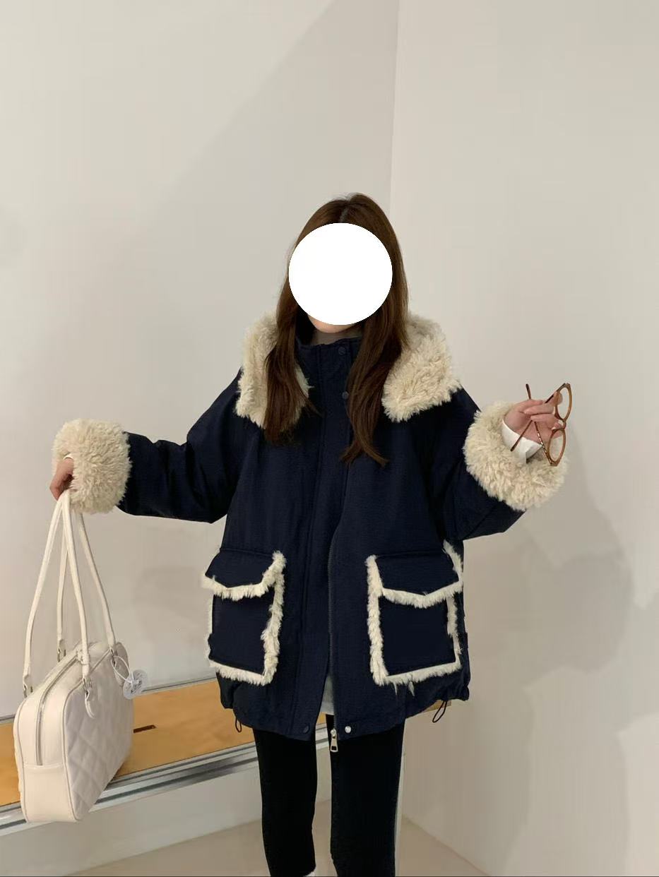 88203毛毛边外套