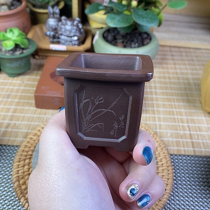 琉璃手工艺品宜兴紫砂精品花盆