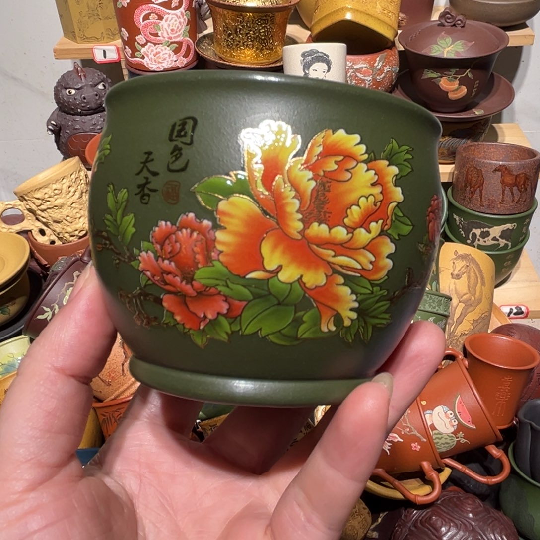 紫砂茶杯宜兴紫砂主人杯