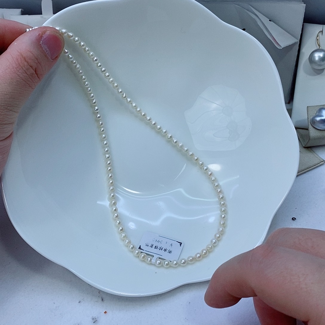 海水珍珠颈饰银S925镶嵌