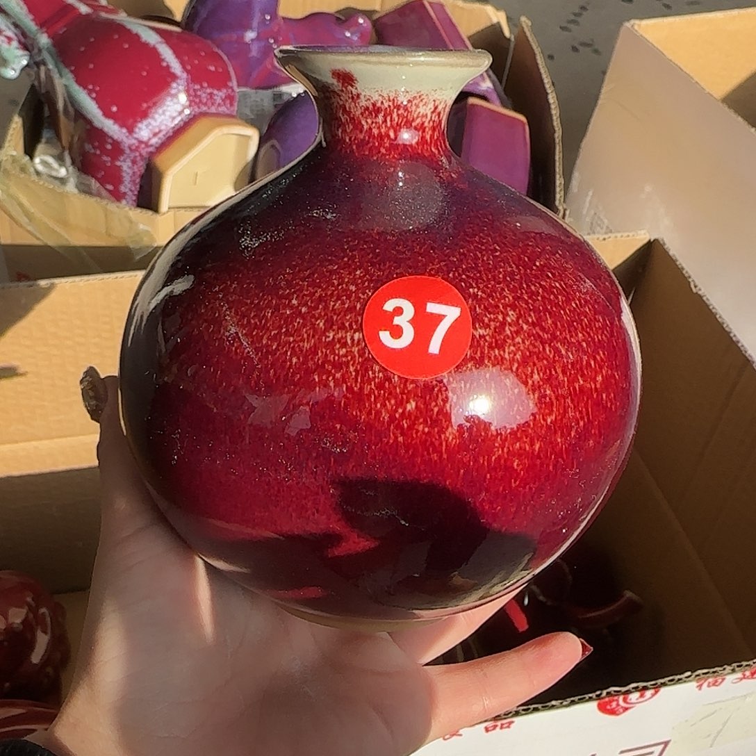 摆件陶郑家钧窑摆件