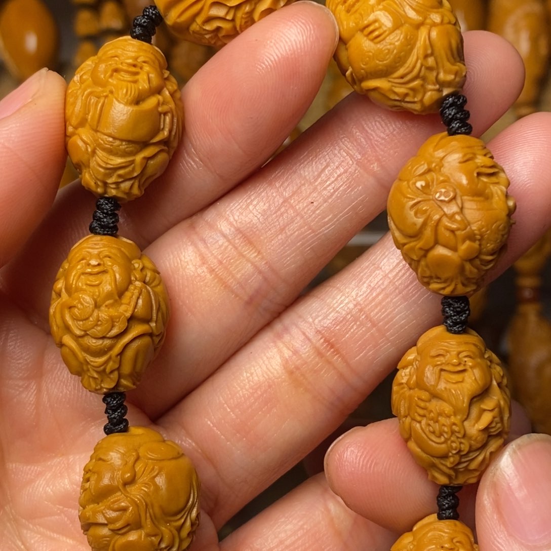 橄榄核手串/手链小八方1.5