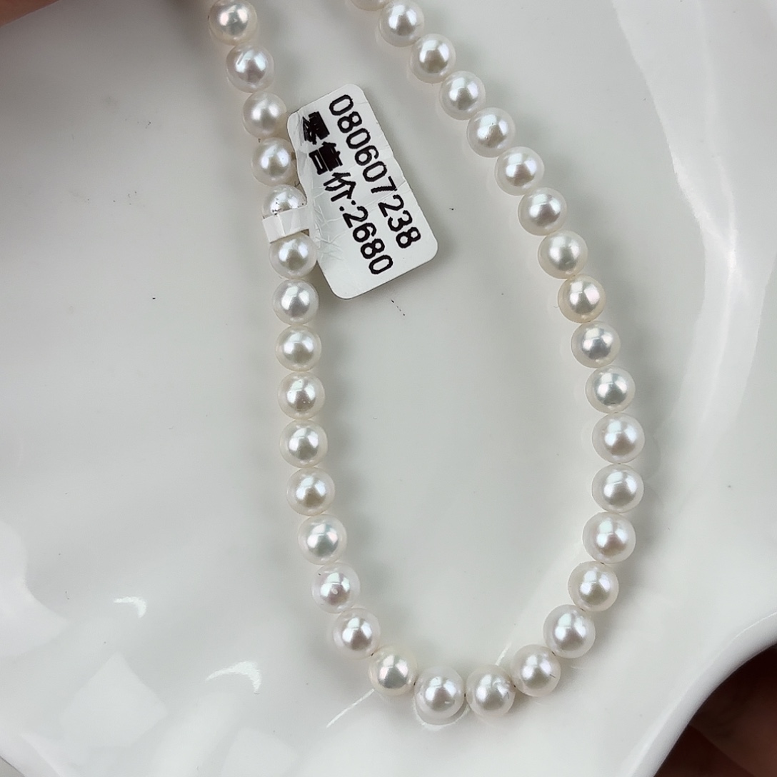 溪***水淡水珍珠手链未镶嵌项链