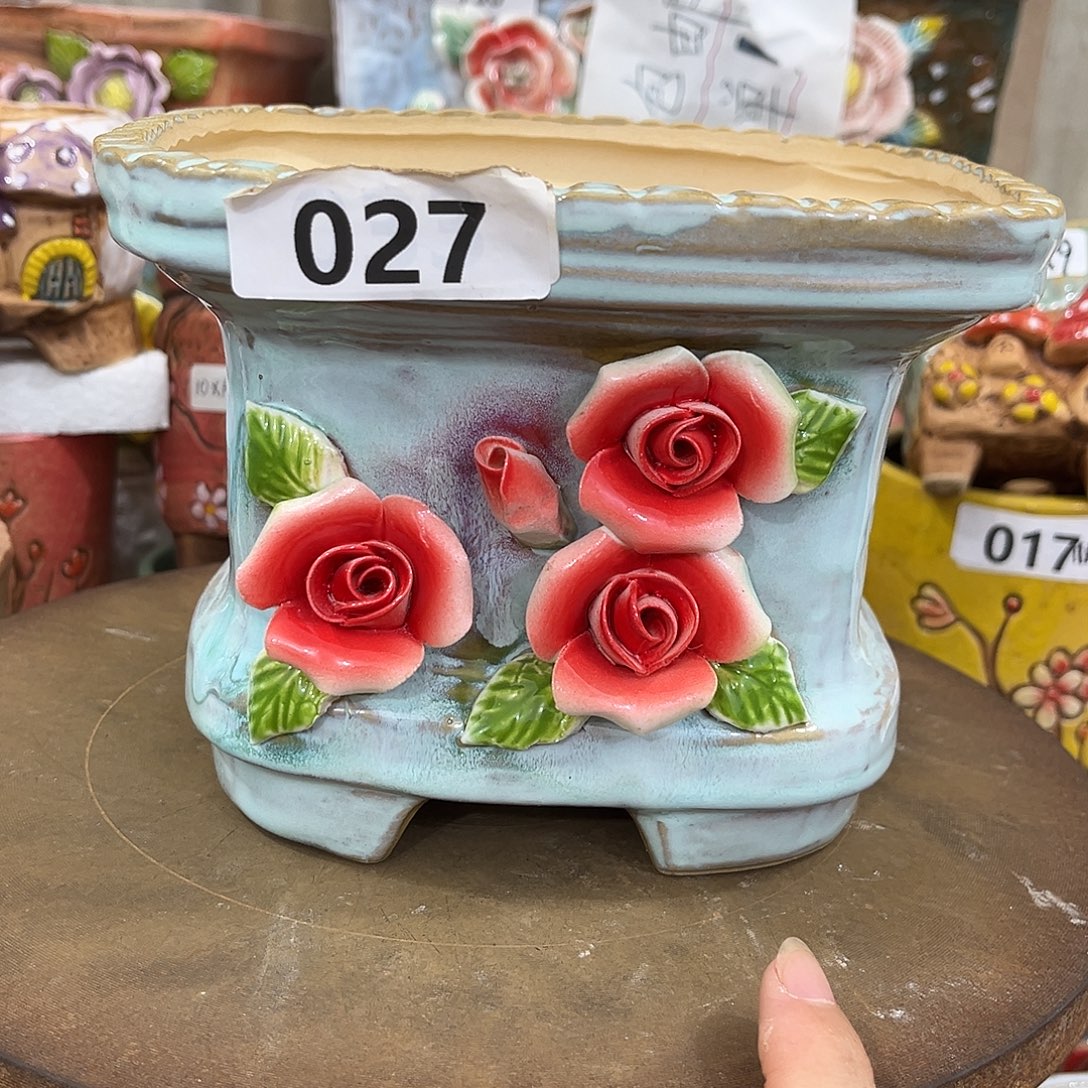 粗陶多肉花盆花盆