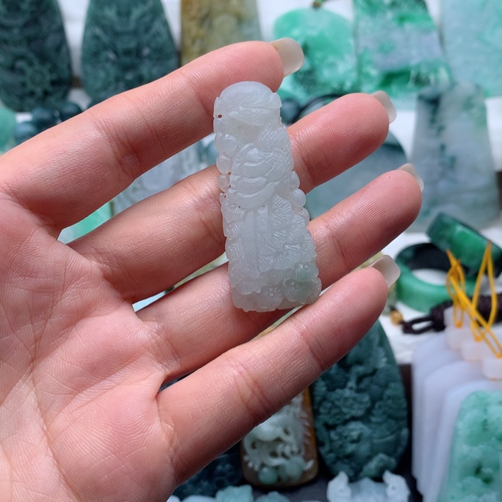 定制翡翠未镶嵌凤凰