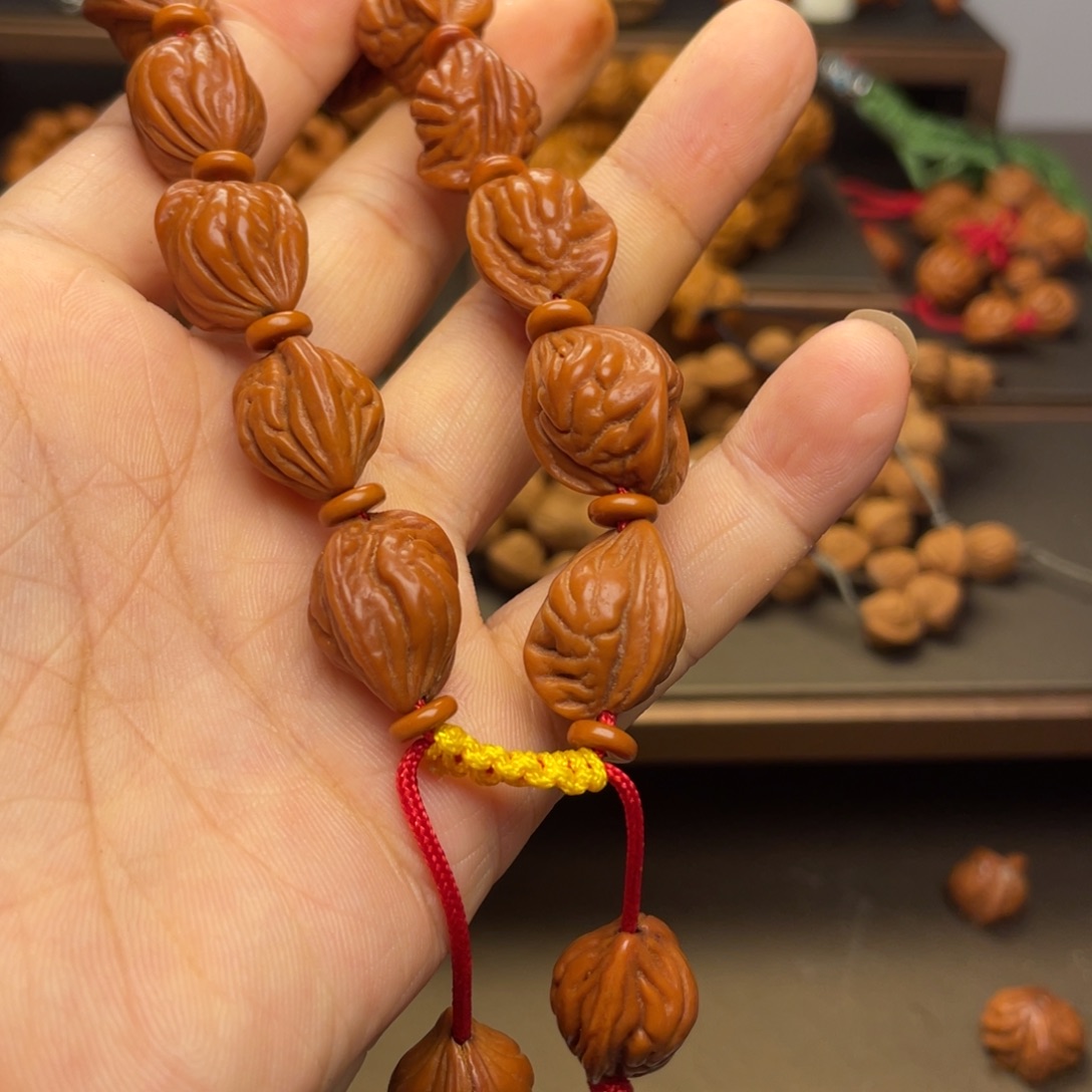 手串桃核龙纹桃核23