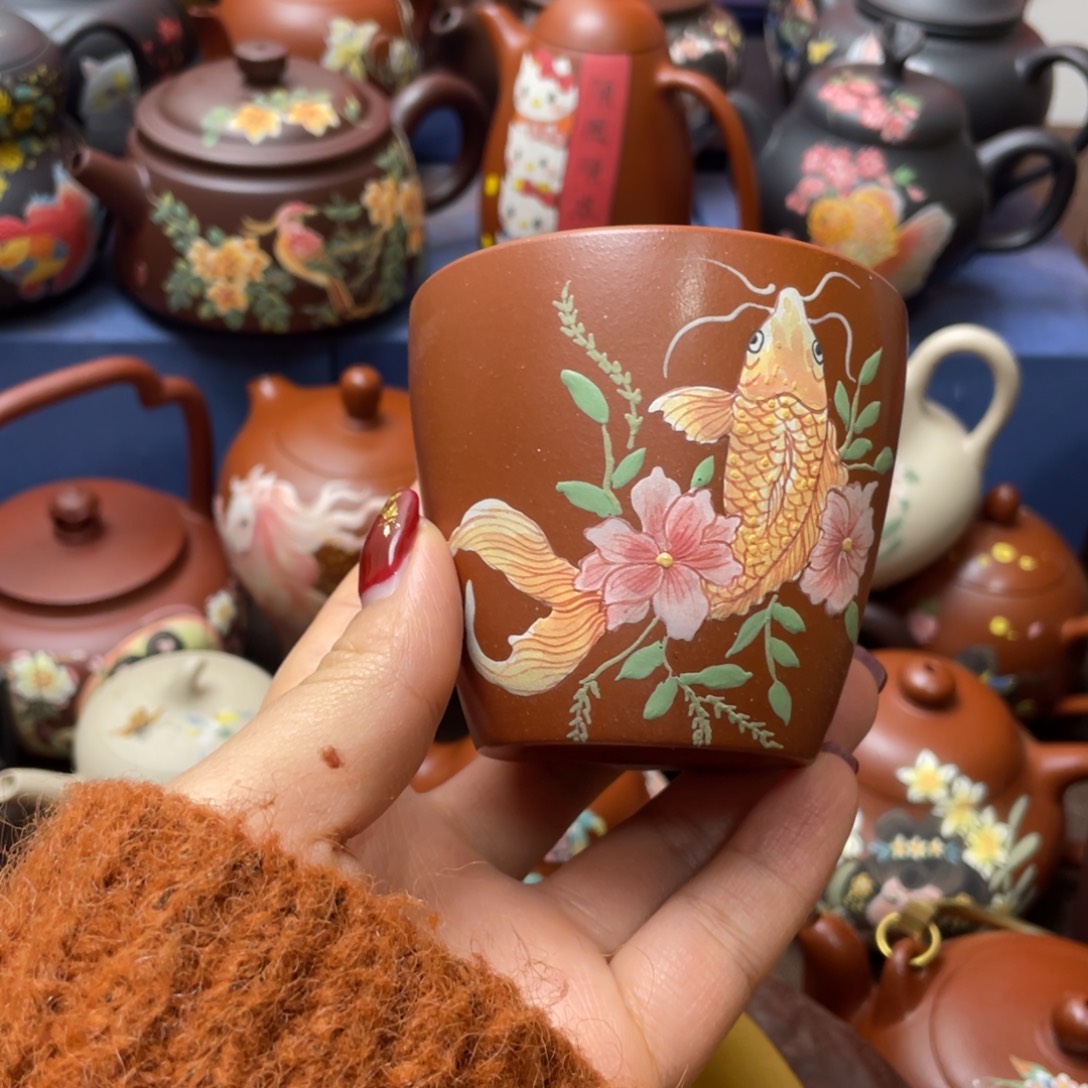 茶杯紫砂紫砂主人杯150cc