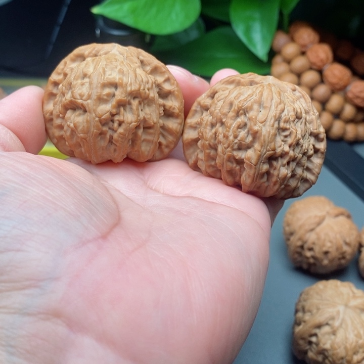 吊坠文玩核桃白狮子