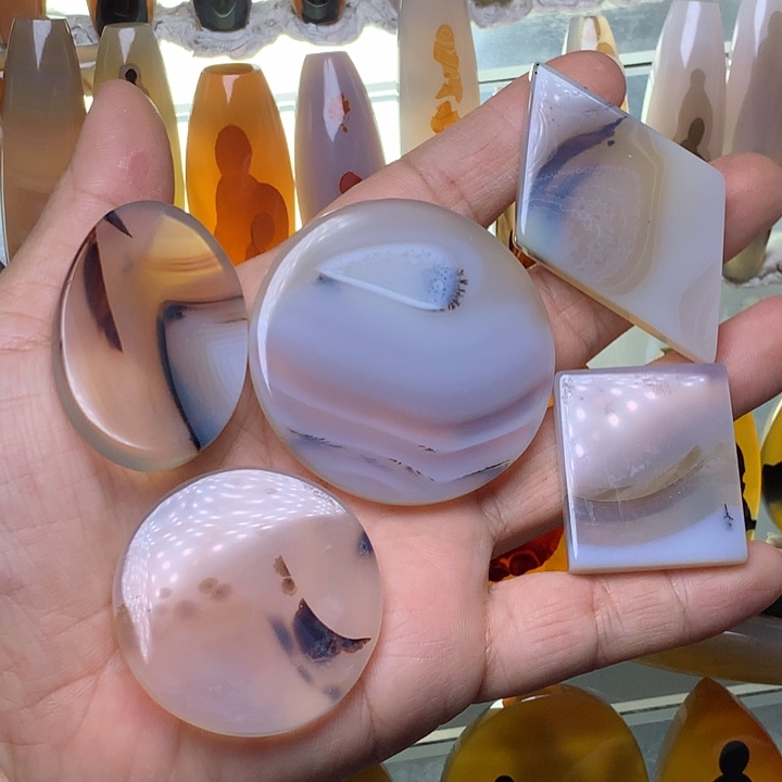 玛瑙/玉髓颈饰未镶嵌176