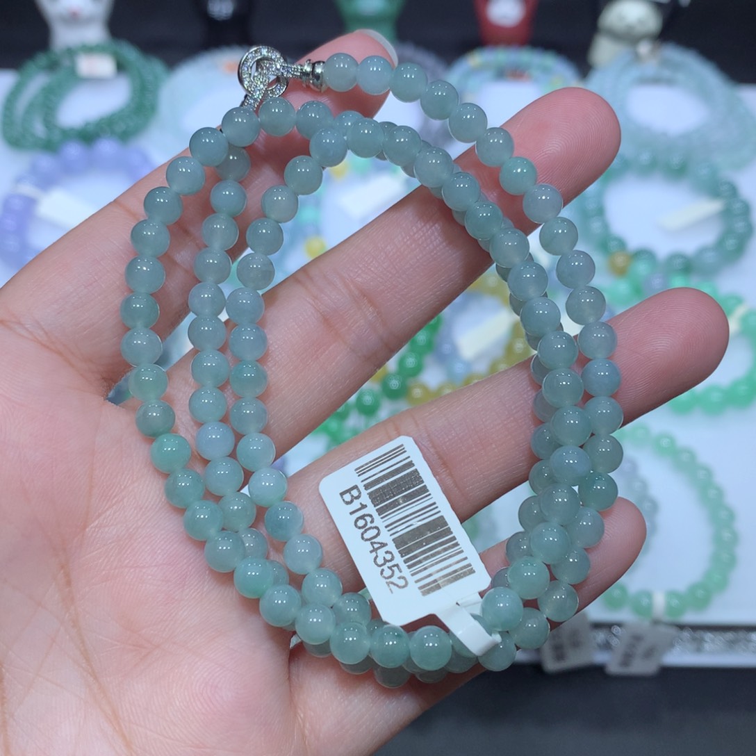 翡翠未镶嵌手串天然