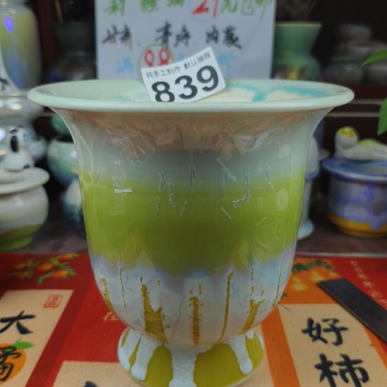 景德镇手工高温陶瓷：口16高16