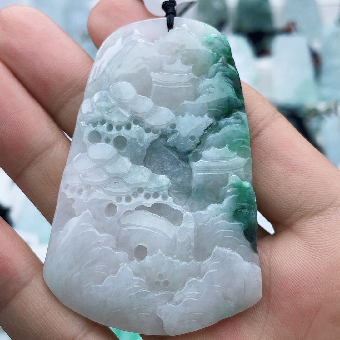 颈饰未镶嵌翡翠翡翠