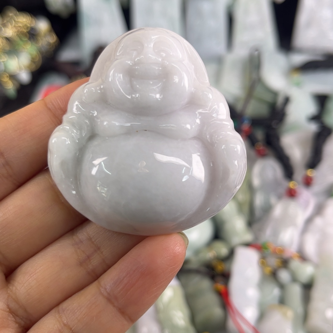 翡翠未镶嵌吊坠(不含链)瑕疵