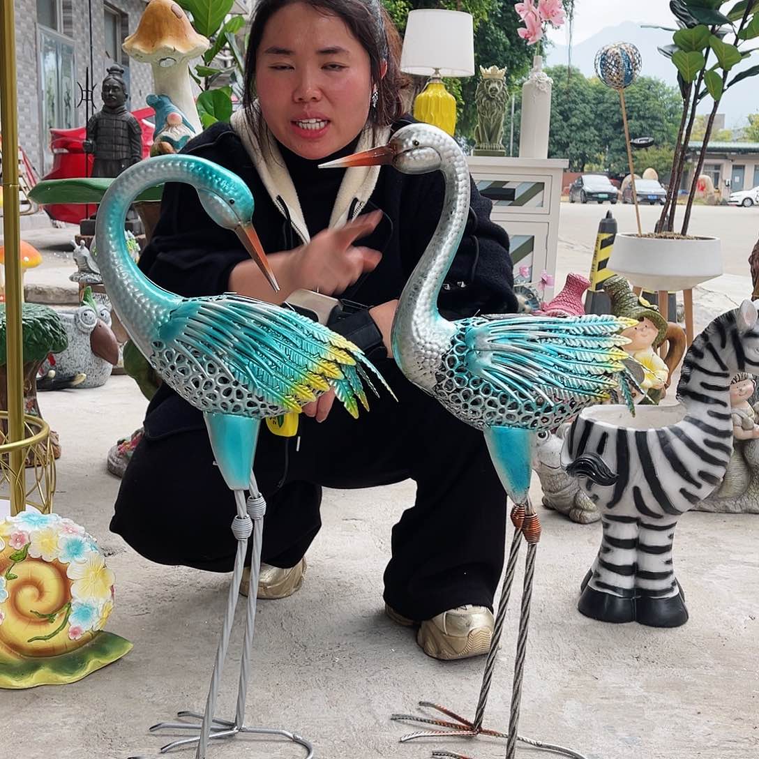 【闪购商品】无铅玻璃花园摆件&002&