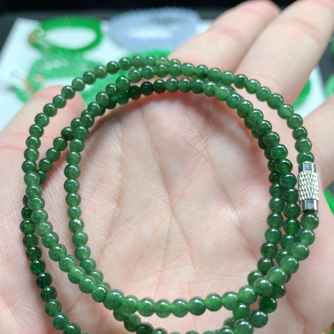 翡翠未镶嵌手链翡翠