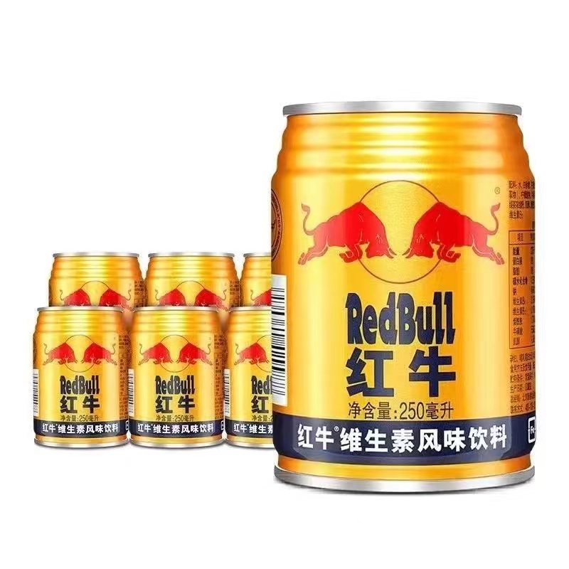 红牛维生素风味饮料 250ml*6罐 