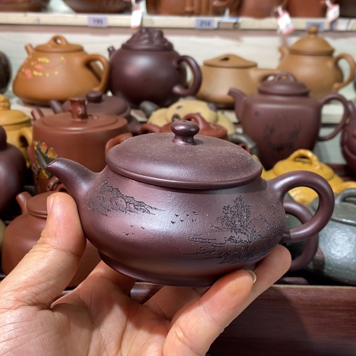 街***角茶壶紫砂精工制作