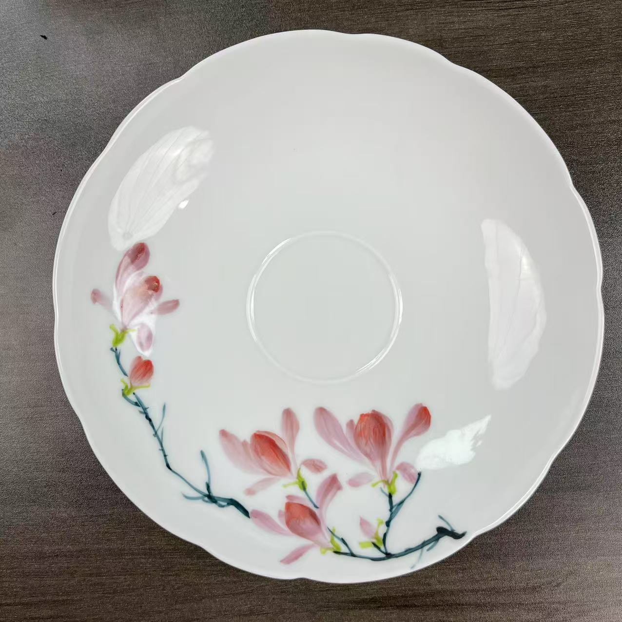 景德镇高温玉瓷-云艺盘