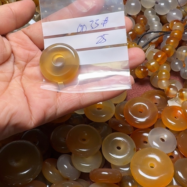 玛瑙/玉髓颈饰未镶嵌桃**嘛0033