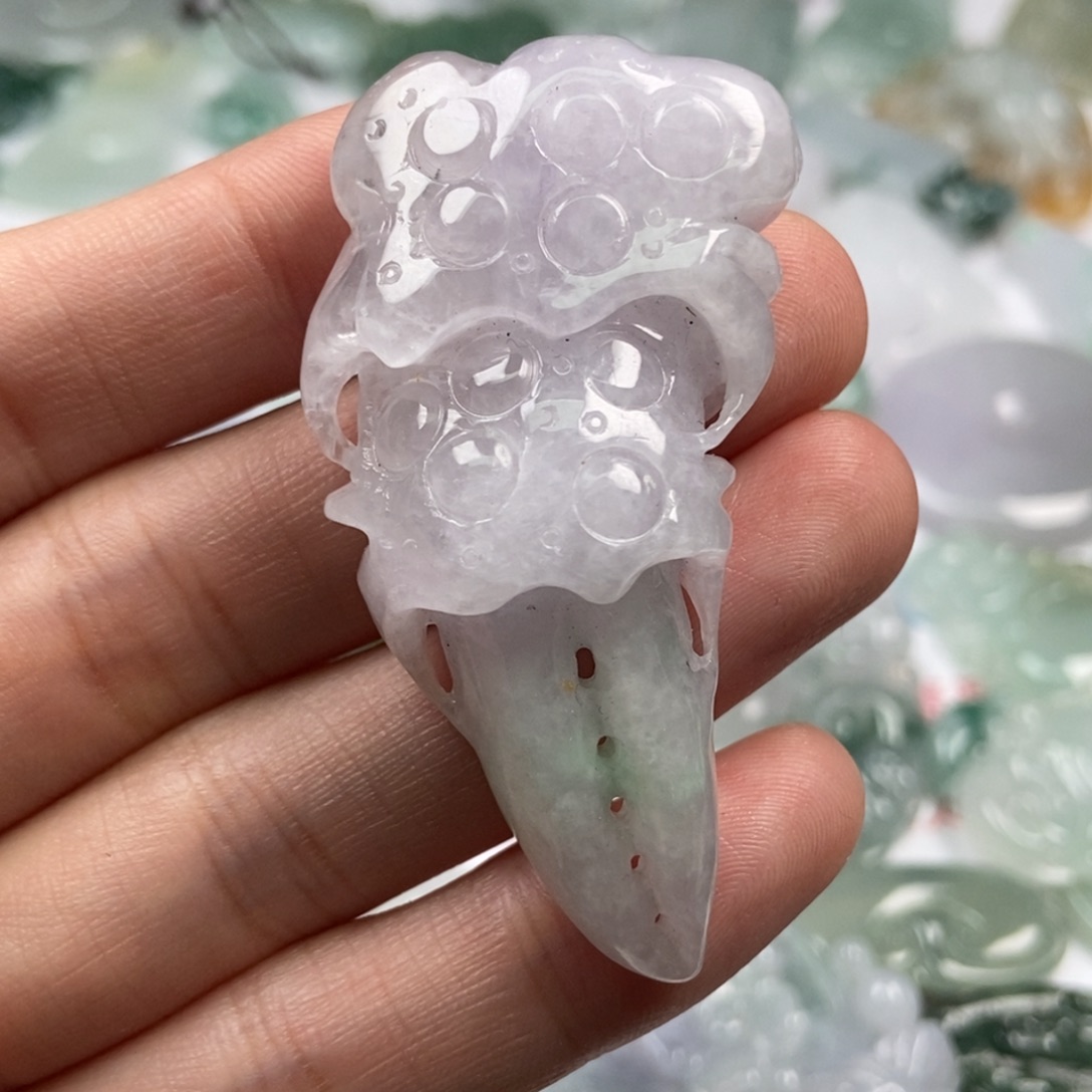 翡翠未镶嵌颈饰翡翠
