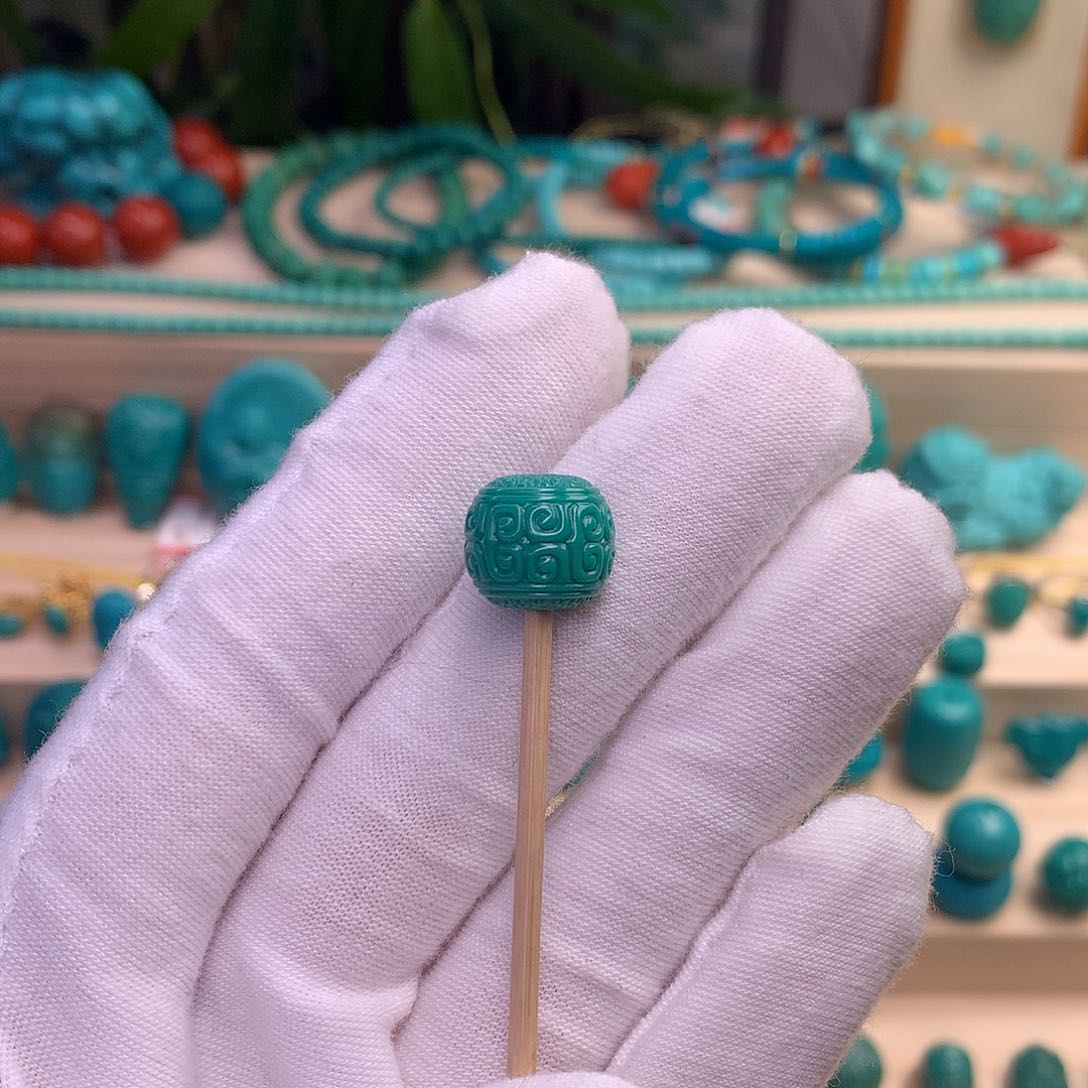 绿松石珠宝半成品未镶嵌